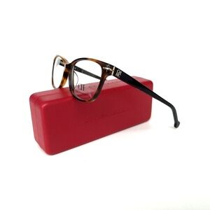 New CAROLINA HERRERA Frames Acetate Tortoise Eyeglasses VHE635K 09AJ 53-15-140